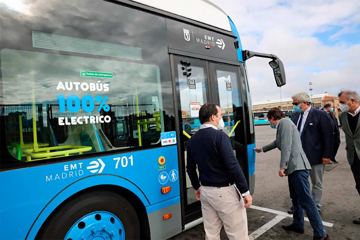 Madrid estrena 15 autobuses eléctricos del fabricante chino BYD
