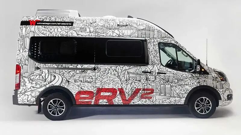 Winnebago eRV2. La furgoneta camper eléctrica basada en Ford e-Transit